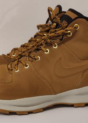 Черевики чоловічі nike manoa оригінал коричневі eur 46 us 12 шкіряні