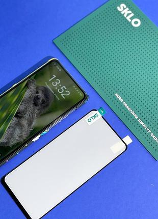 Защитное стекло sklo 5d (тех.пак)для realme 9 pro / 9i / 9 5g / oneplus nord ce 2 lite черный / белая подложка