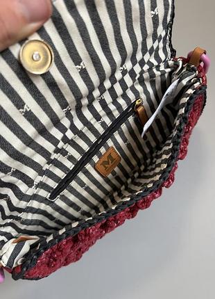 Сумка m missoni woven raffiashoulder bag ysl 5