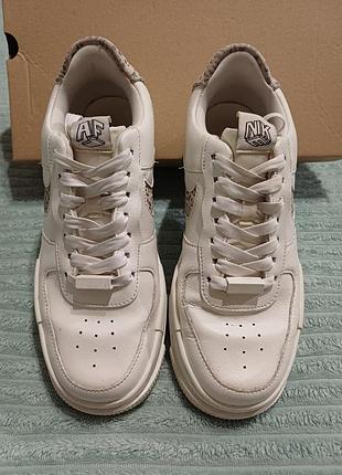Оригинальные кроссовки nike air force 1 pixel se "leopard", размер 38