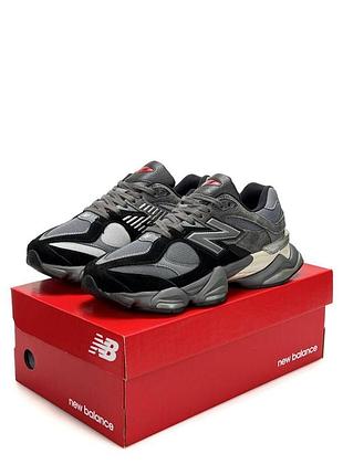 Мужские кроссовки new balance 9060 grey black