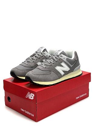 Мужские кроссовки new balance 574 grey beige