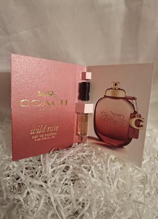 Парфумована вода жіноча coach wild rose eau de parfum (2 мл, пробник / мініатюра)