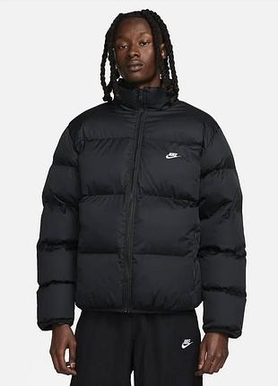 Чоловічий пуховик nike sportswear club чорний розмір l