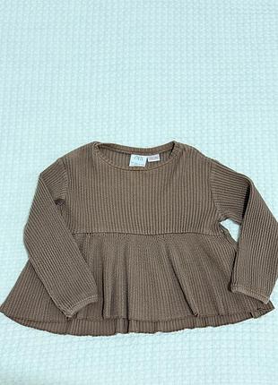 Кофта дитяча zara коричнева