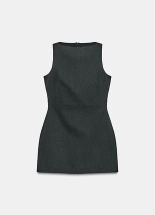 Сукня жіноча темно сіра zara new