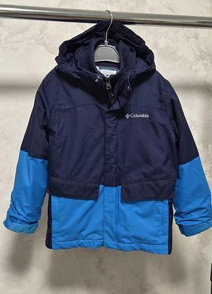 Куртка дитяча columbia 3-в-1 синьо-блакитна розмір xxs