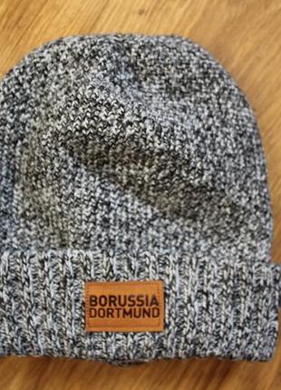 Шапка бини унисекс new era borussia dortmund bvb / боруссия дортмунд