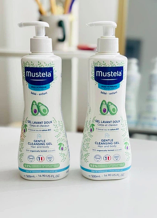 Очищаючий ніжний гель з авокадо mustela 500ml