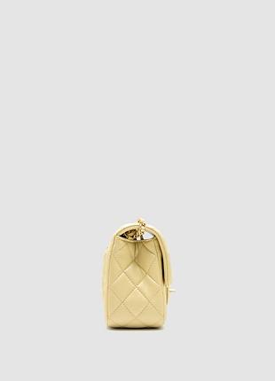 Сумка classic 1.55 small single flap in yellow/gold 2