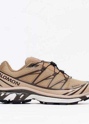 Salomon s lab xt-6 gore-tex safari black white