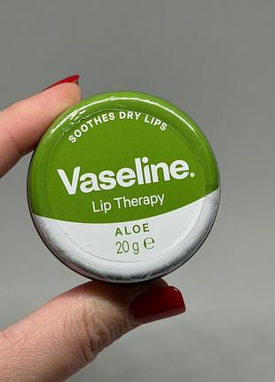Бальзам для губ "алое вера"  vaseline lip therapy aloe vera