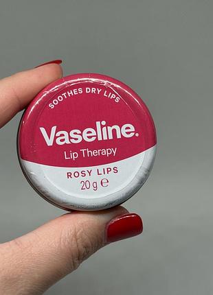 Бальзам для губ "троянда"  vaseline lip therapy rose