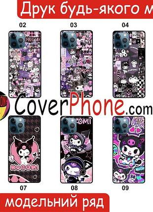 Силіконовий чохол kuromi куромі для oppo a38 з малюнком