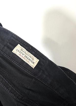 Чорні джинсові шорти levis 511 6