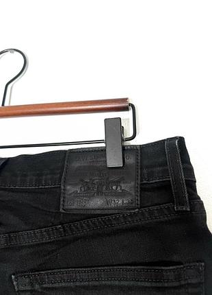Чорні джинсові шорти levis 511 4