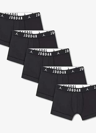 Труси-боксерки jordan mens 5pk cotton bb jm0859-023 s