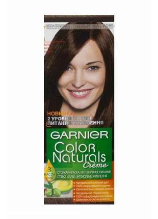 Крем-фарба стійка каштан color naturals (тон 4) тм garnier