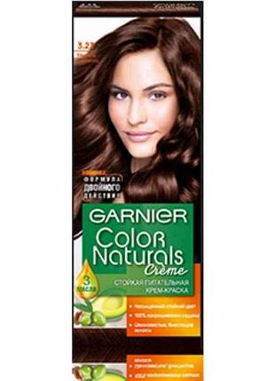 Крем-краска стойка color naturals (тон 3.23) тм garnier
