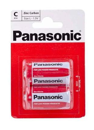 Батарейка сольова r14/c special 2шт (блістер) тм panasonic