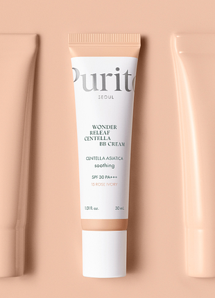 Bb крем purito cica clearing с экстрактом центеллы №15 rose ivory 30 мл