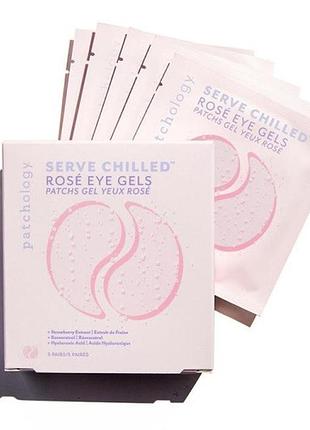 Патчи patchology serve chilled rose с экстрактом розы 5 пар