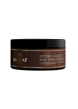 Маска для волос "ридкий шелк" hadat hydro liquid silk treatment 300 мл