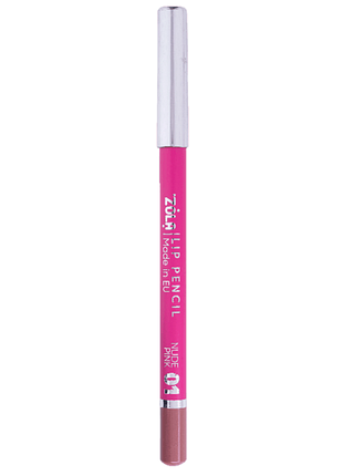 Олівець для губ zola lip pencil 01 nude pink нюдово-рожевий
