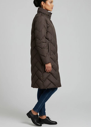 Пуховое пальто moncler xs ( 0 размер)