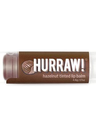 Бальзам для губ hurraw! hazelnut tinted lip balm 4,8 г