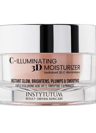 Увлажняющий крем для лица с эффектом сияния instytutum c-illuminating 50 мл