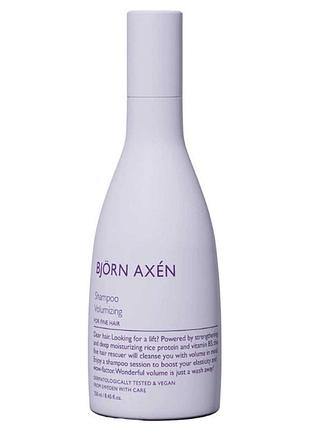 Шампунь для объема волос bjorn axen volumizing shampoo 250 мл