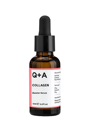 Сироватка з колагеном q+a collagen booster serum 15ml