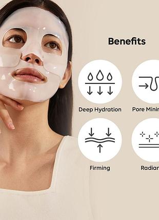 Ночная гидрогелевая маска с коллагеном biodance bio-collagen real deep mask 34 г