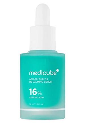 Успокаивающая сыворотка с азелаиновой кислотой 16% medicube azelaic acid 16 bb calming serum, 30 мл