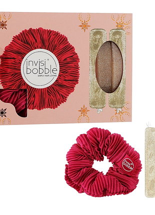 Подарунковий набір резинка та заколки invisibobble gift set what a blast