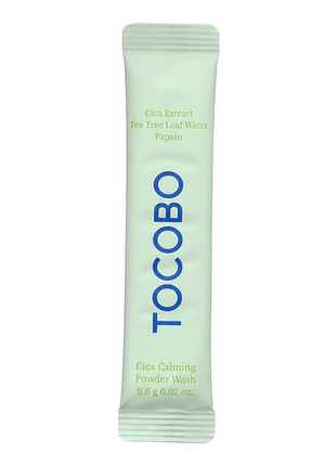 Энзимная пудра tocobo cica calming powder wash 0,6 г