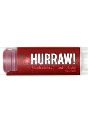 Бальзам для губ hurraw! тинт вишня 4,8 г