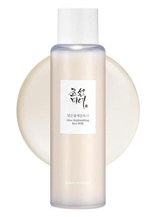 Увлажняющий тонер-молочко для всех типов кожи beauty of joseon glow replenishing rice milk, 150мл