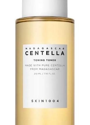 Зволожувальний тонер з екстрактом центелли skin1004 madagascar centella toning toner 210ml