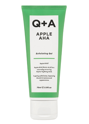Гель-ексфоліант для обличчя q+a apple aha 75 мл