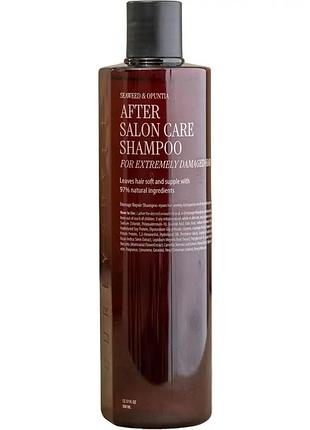 Восстанавливающий шампунь для очень поврежденных волос curlyshyll after salon care shampoo(extremely damaged)