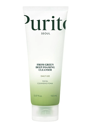 Пінка для глибокого очищення шкіри purito seoul new from deep foaming cleanser 150 ml