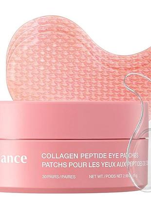 Гідрогелеві патчі для сяйва та молодості шкіри навколо очей biodance collagen peptide eye patches 30 шт