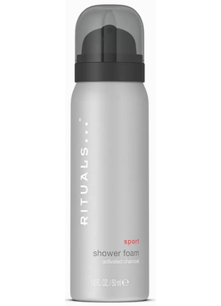 Гель-пенка для душа для мужчин rituals the ritual of sport foaming shower gel 50 мл