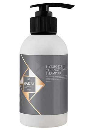 Шампунь для росту волосся та зміцнення коренів hadat hydro root strengthening shampoo 250 мл