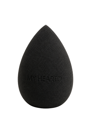 Губка для макияжа my heart черная