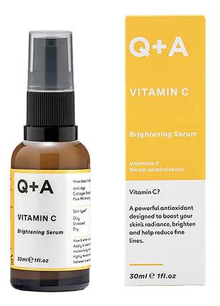 Сироватка освітлююча q+a vitamin c 30 мл