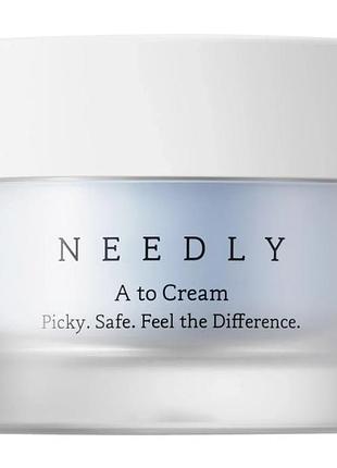 Восстанавливающий барьерный крем для сухой и чувствительной кожи needly a to cream, 50 мл