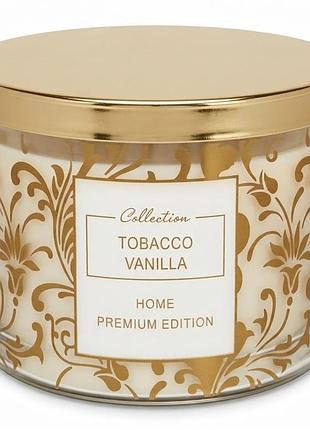 Ароматическая свеча aromatherapy tobacco vanilla